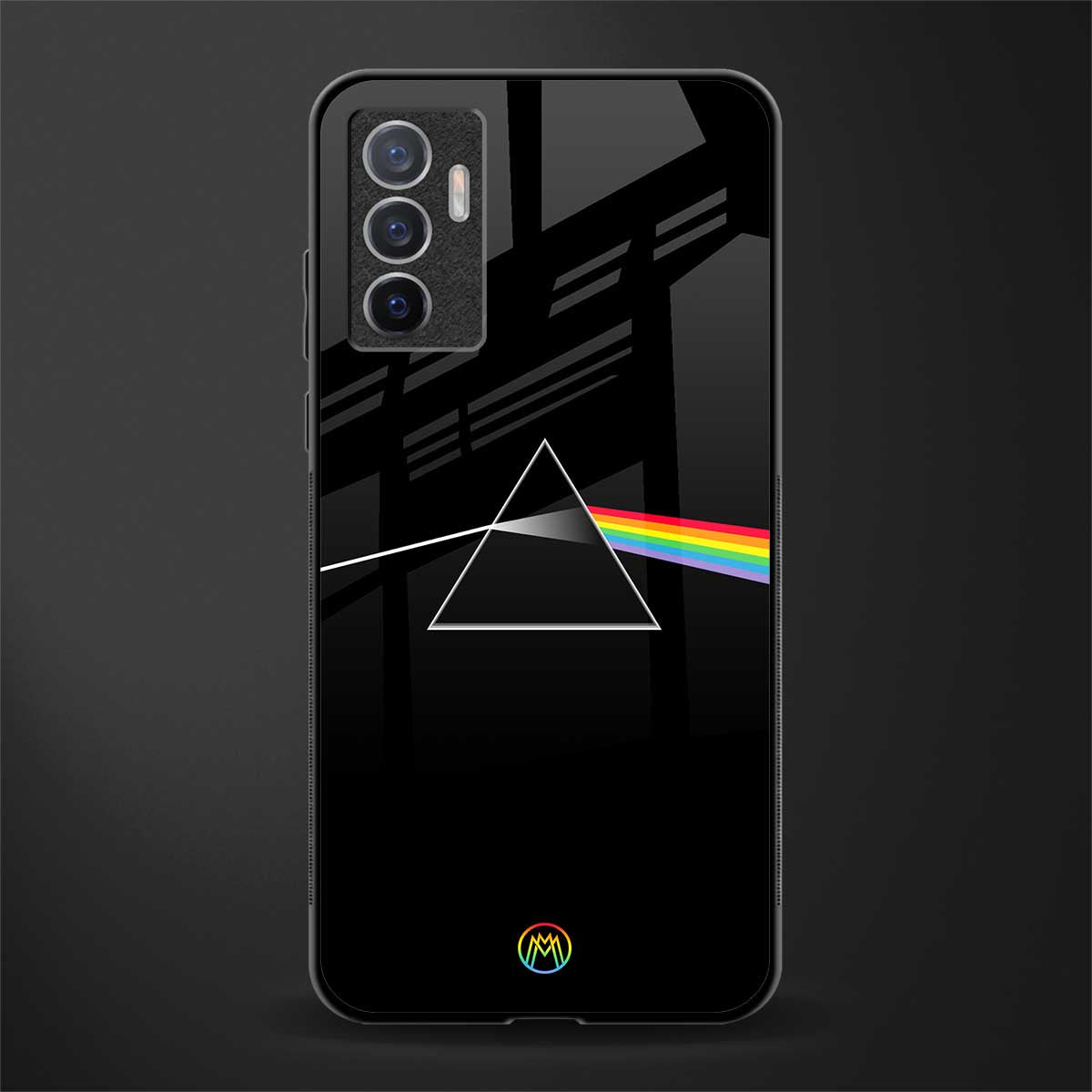 pink floyd glass case for vivo v23e image