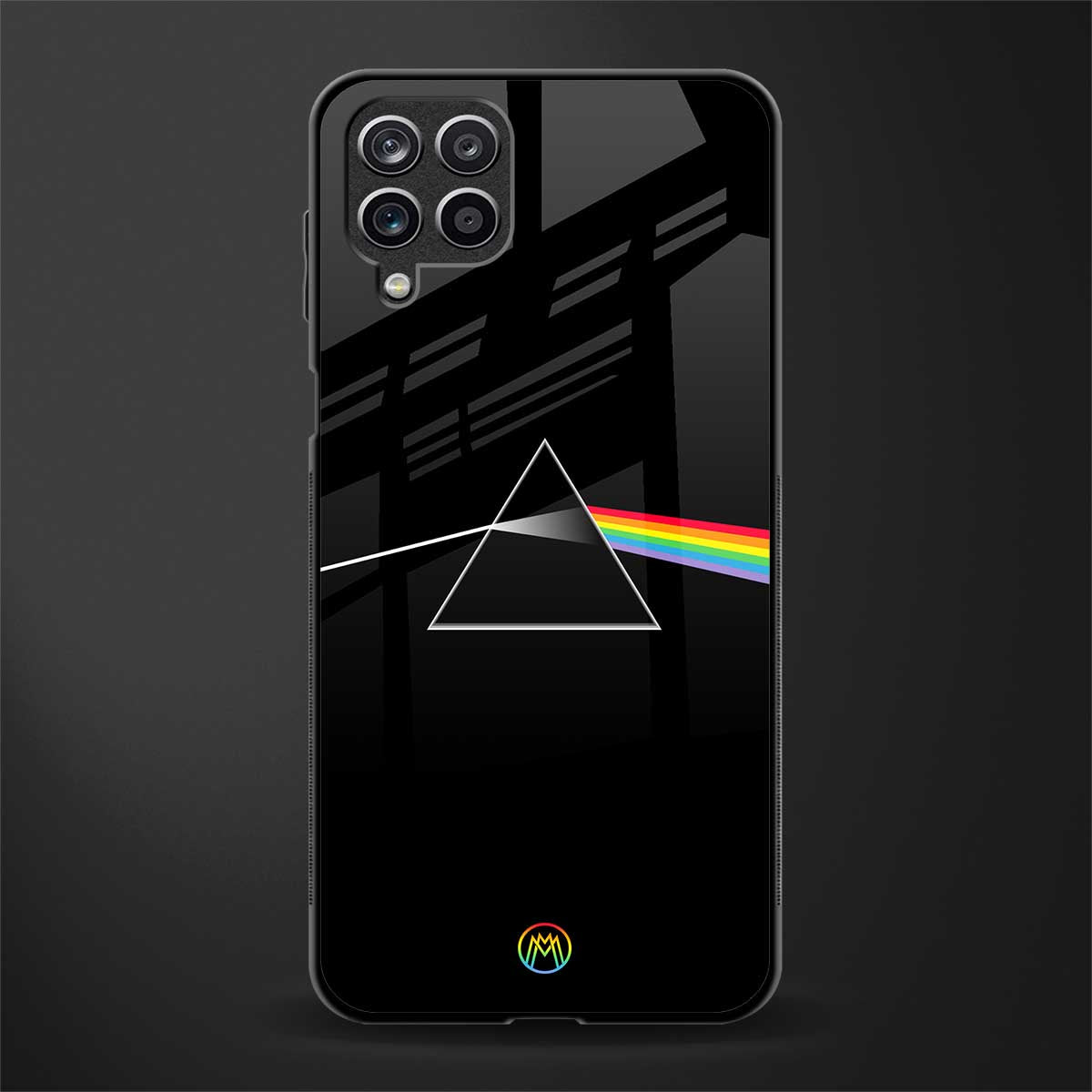 pink floyd glass case for samsung galaxy f12 image