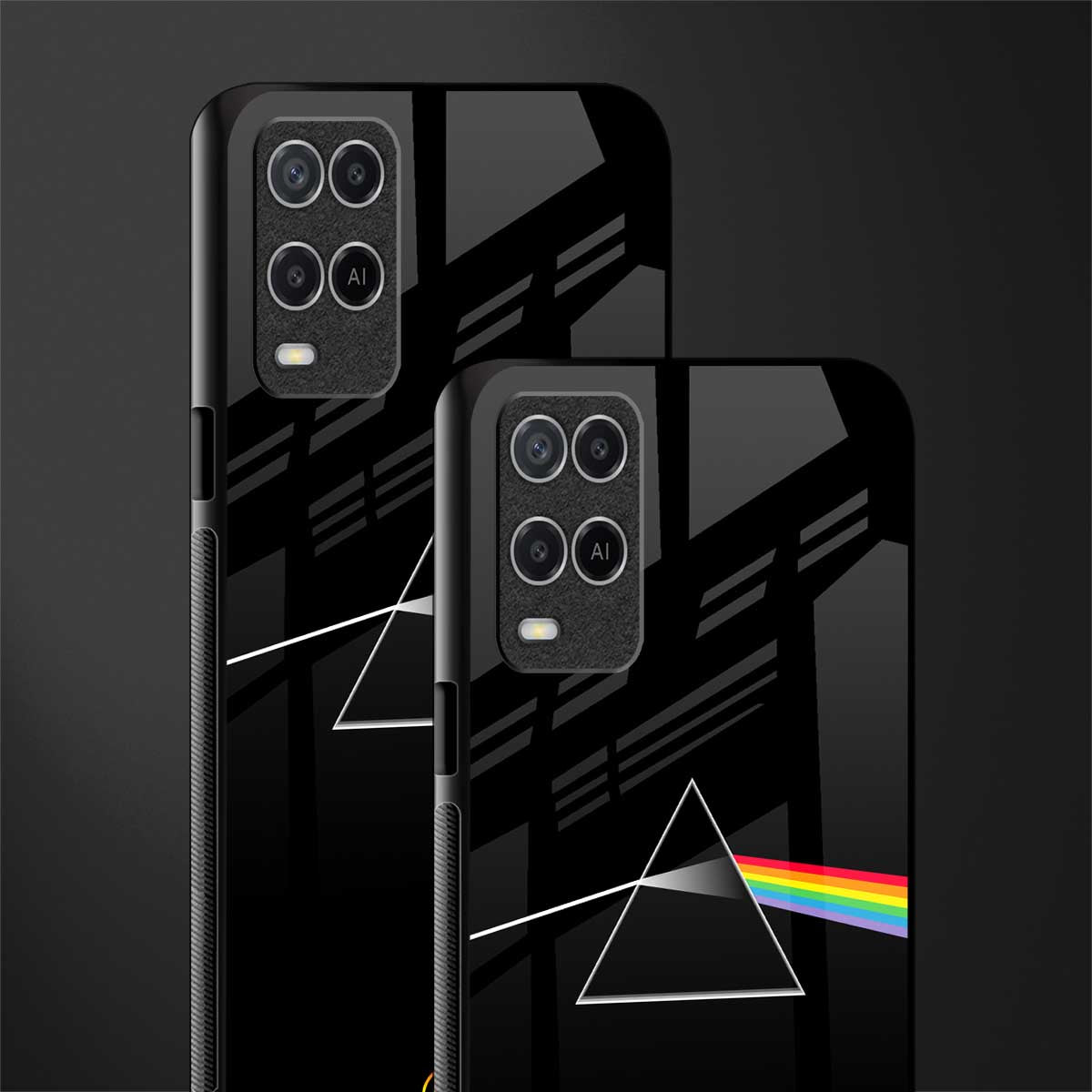 pink floyd glass case for oppo a54 image-2
