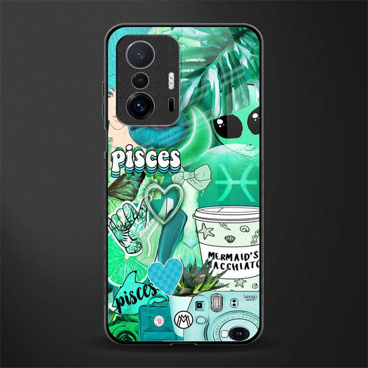 pisces aesthetic collage glass case for mi 11t pro 5g image