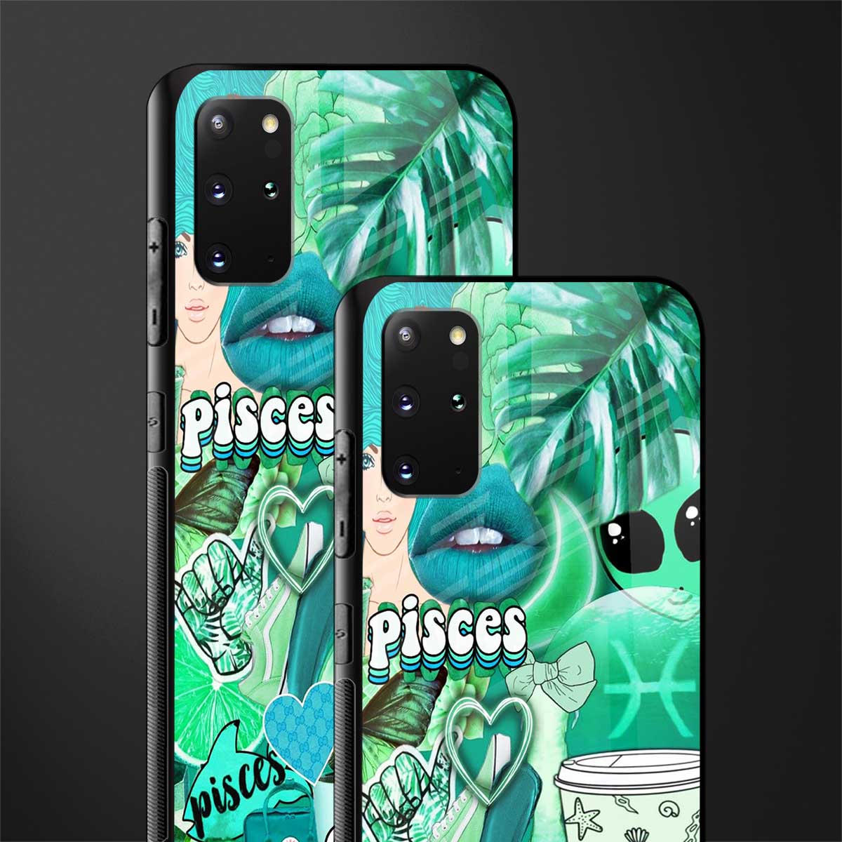 pisces aesthetic collage glass case for samsung galaxy s20 plus image-2