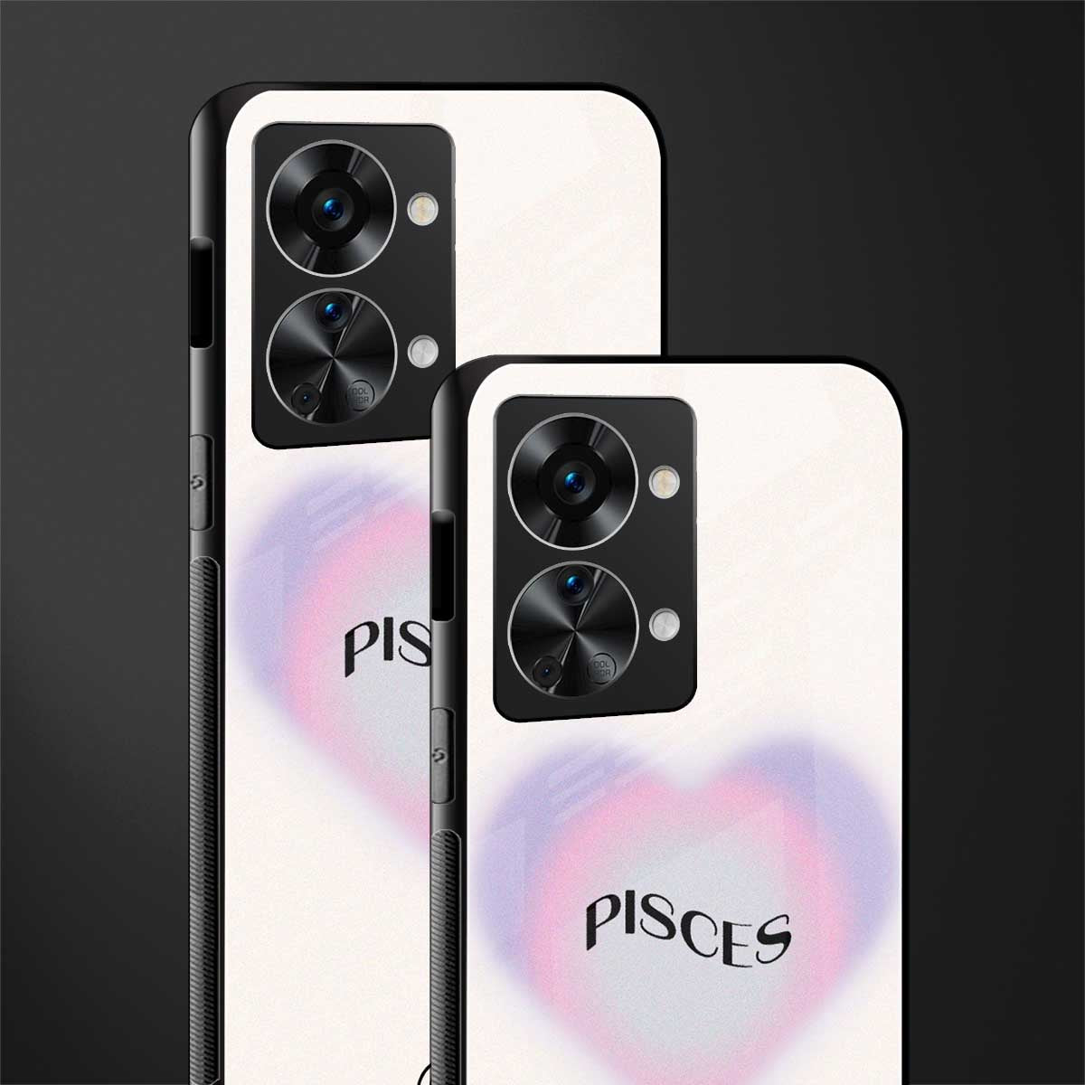 pisces minimalistic glass case for phone case | glass case for oneplus nord 2t 5g