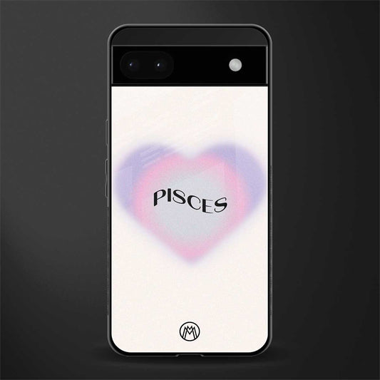 pisces minimalistic back phone cover | glass case for google pixel 6a