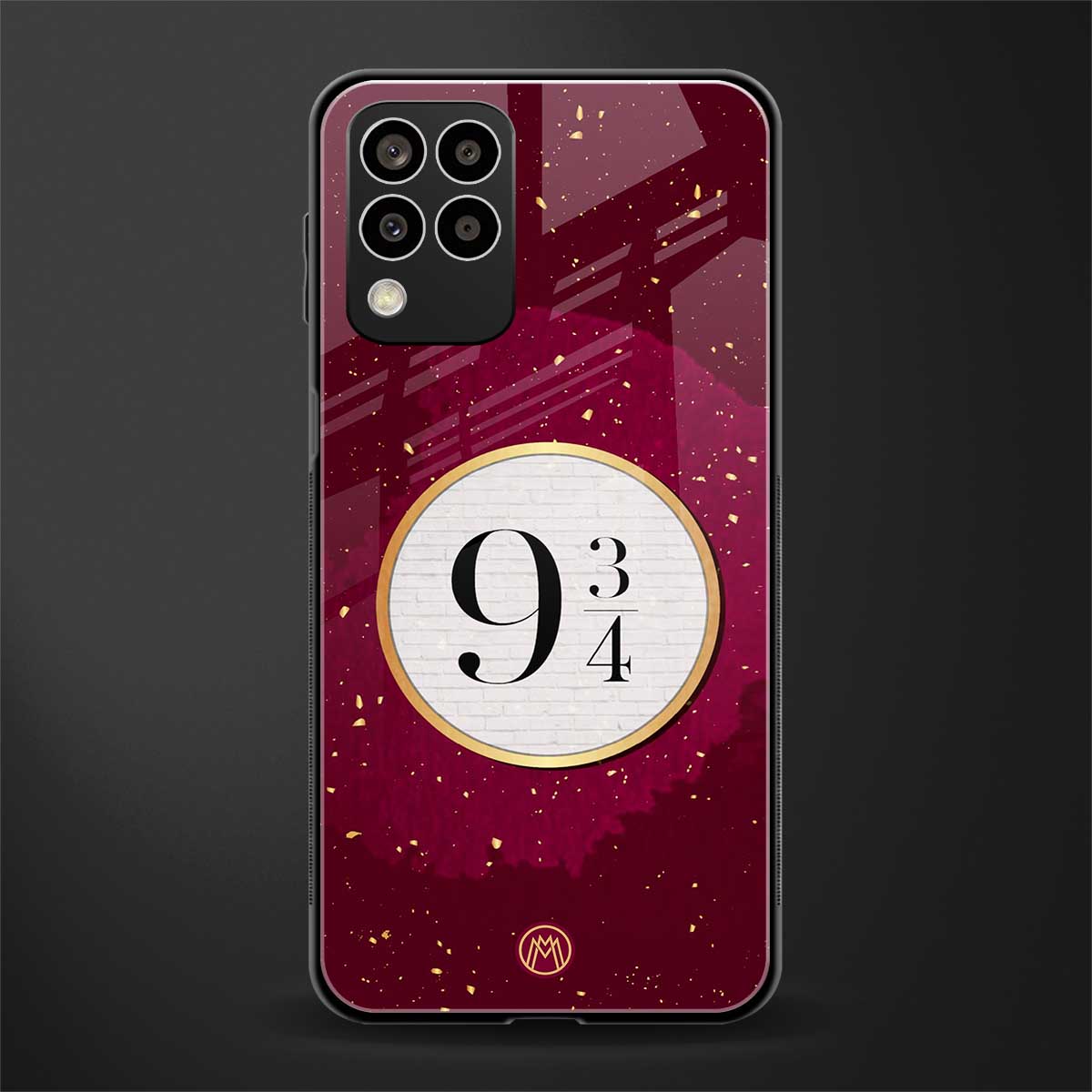 platform nine and three-quarters back phone cover | glass case for samsung galaxy m33 5g
