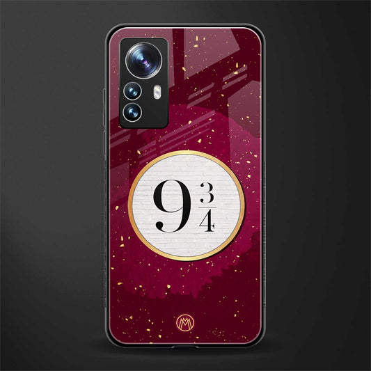 platform nine and three-quarters back phone cover | glass case for xiaomi 12 pro