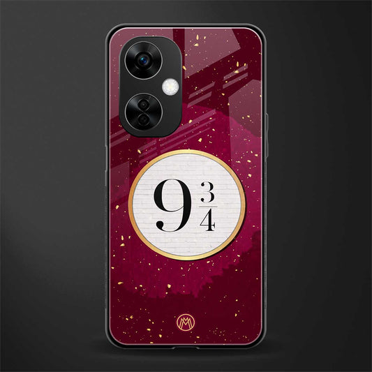 platform nine and three-quarters back phone cover | glass case for oneplus nord ce 3 lite