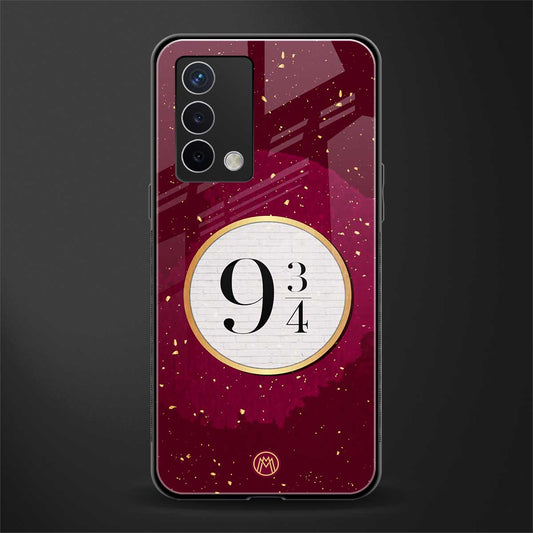 platform nine and three-quarters back phone cover | glass case for oppo a74 4g