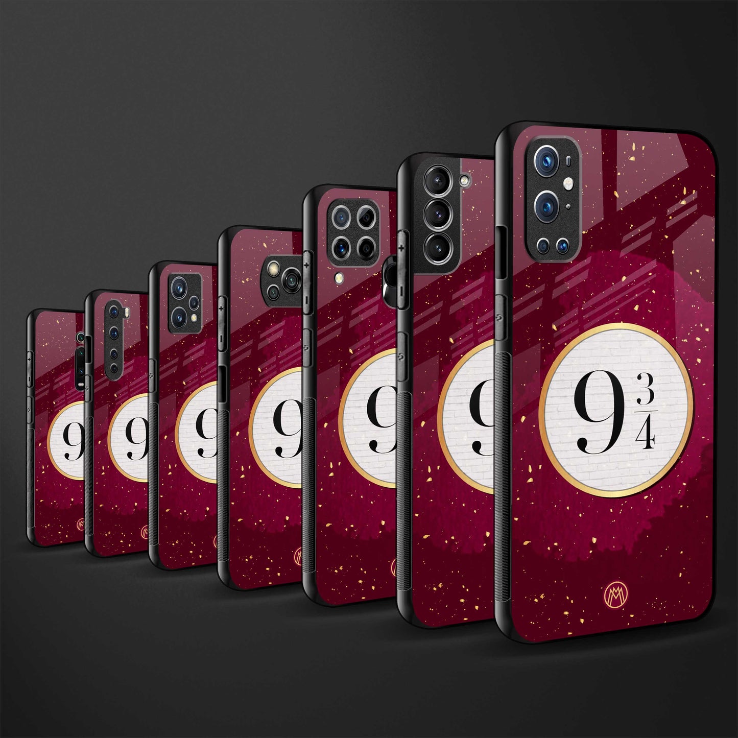 platform nine and three-quarters back phone cover | glass case for samsun galaxy a24 4g