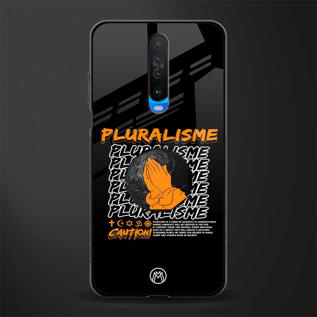 pluralisme glass case for poco x2 image