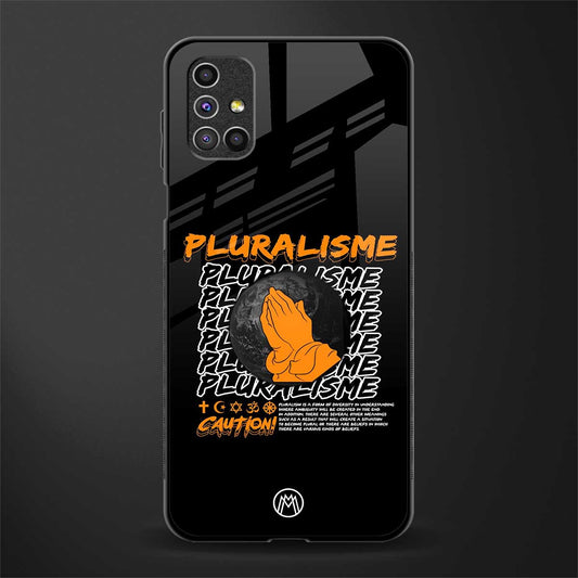 pluralisme glass case for samsung galaxy m31s image
