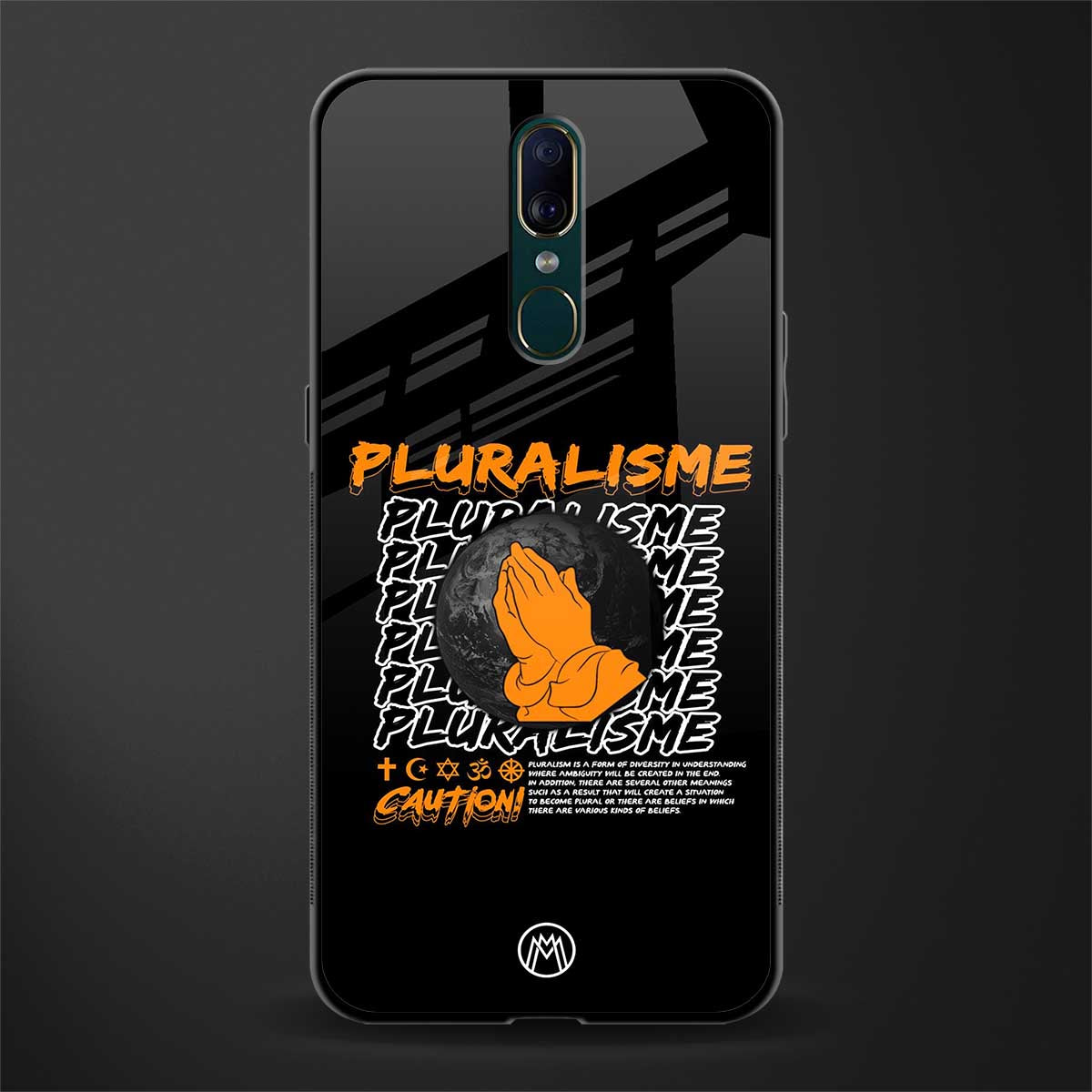 pluralisme glass case for oppo a9 image