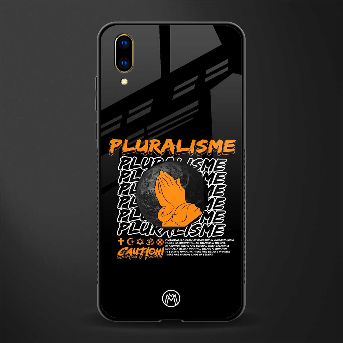 pluralisme glass case for vivo v11 pro image