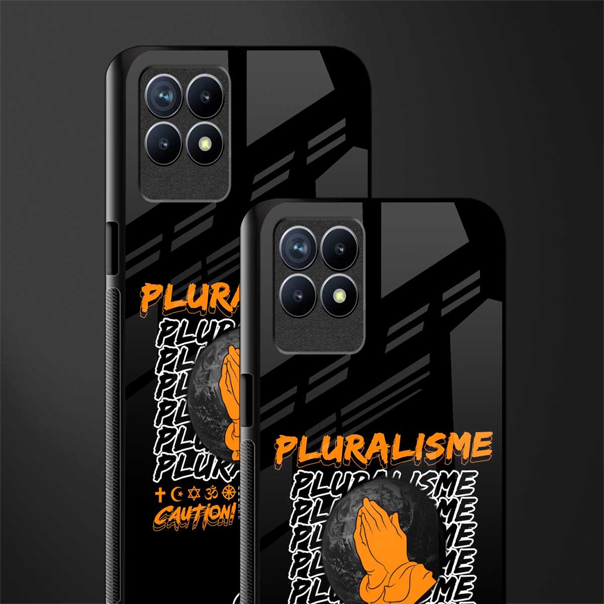 pluralisme glass case for realme 8i image-2
