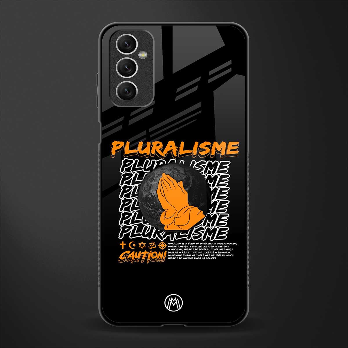 pluralisme glass case for samsung galaxy m52 5g image