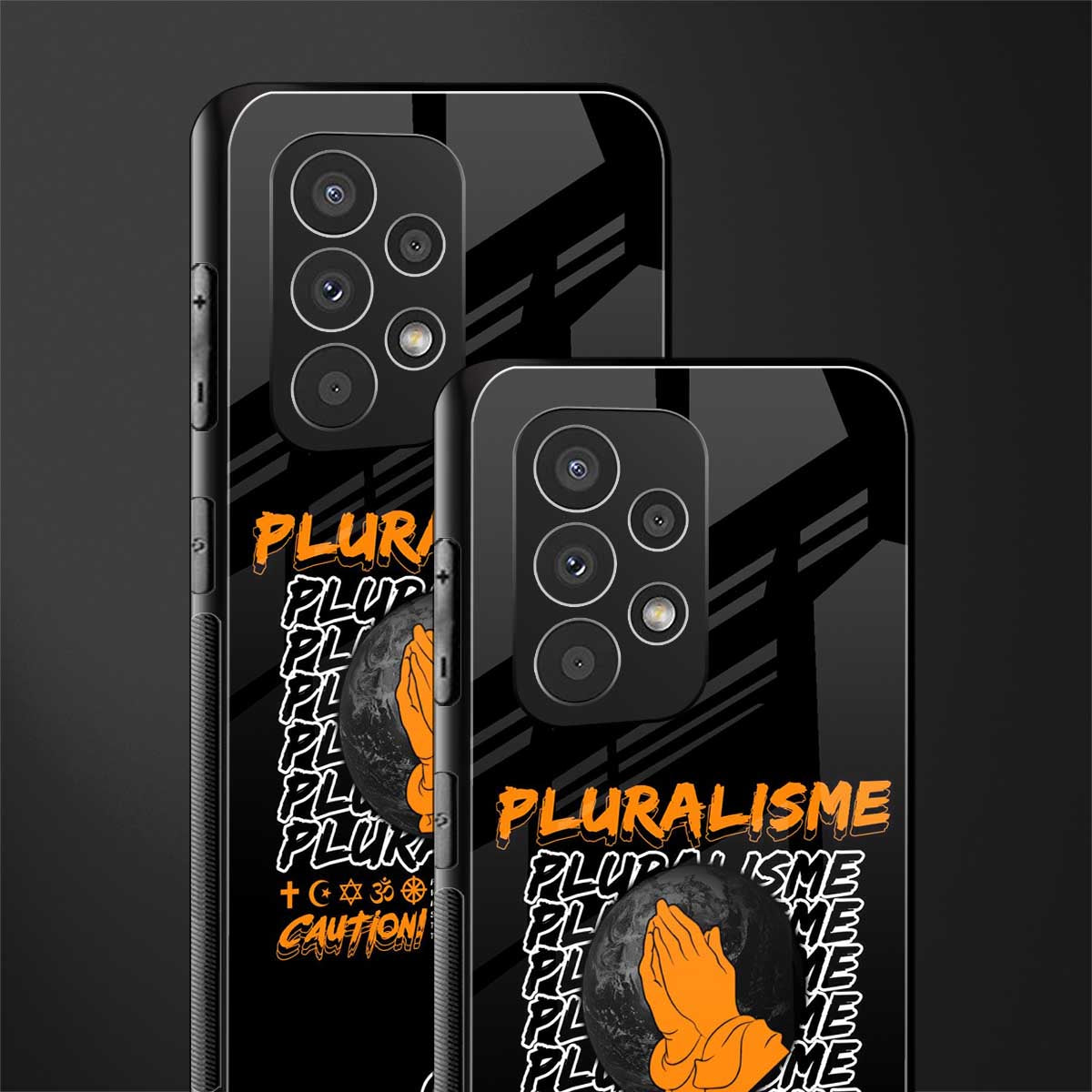 pluralisme back phone cover | glass case for samsung galaxy a23