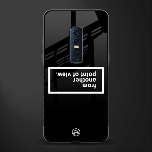 point of view black edition glass case for vivo v17 pro image