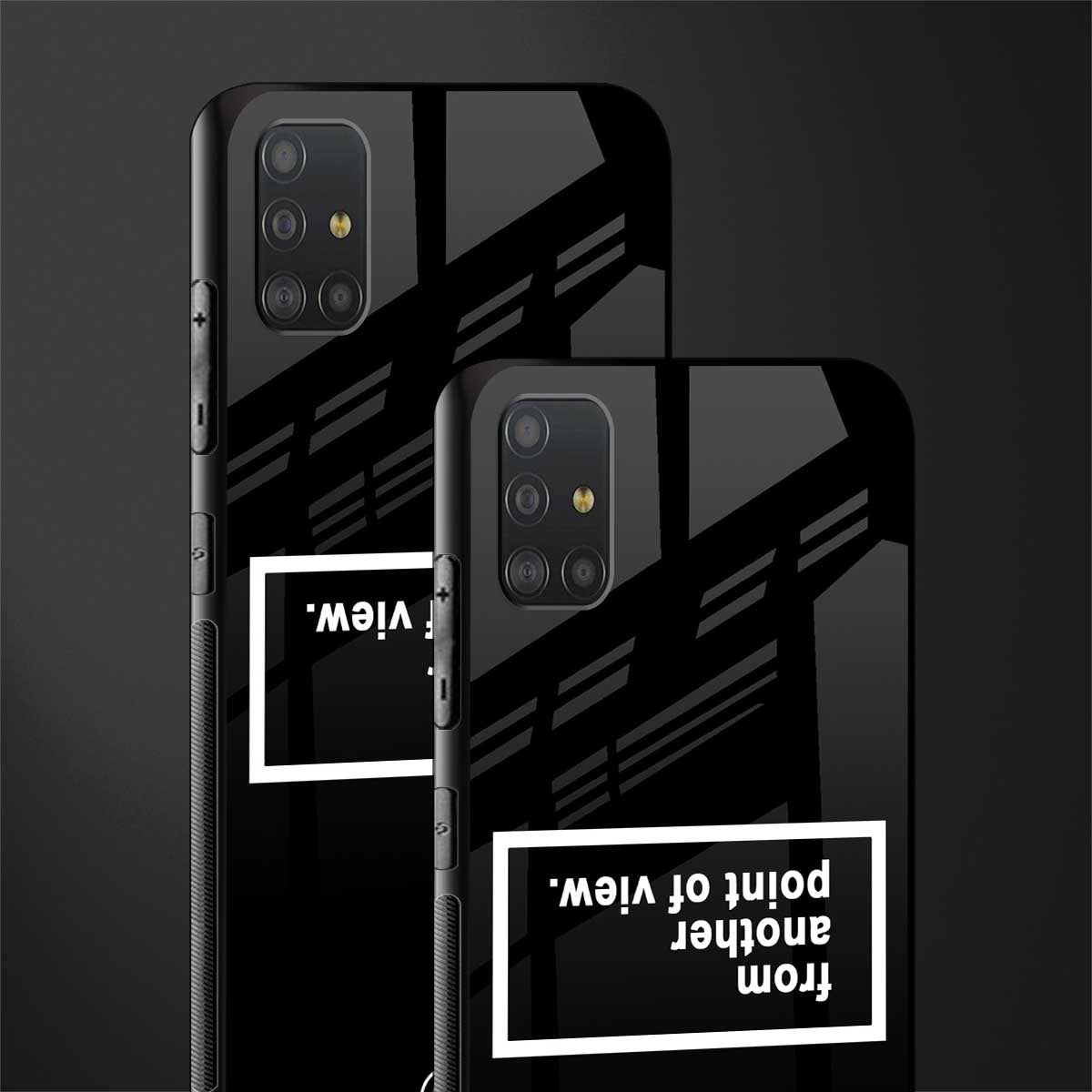 point of view black edition glass case for samsung galaxy a51 image-2