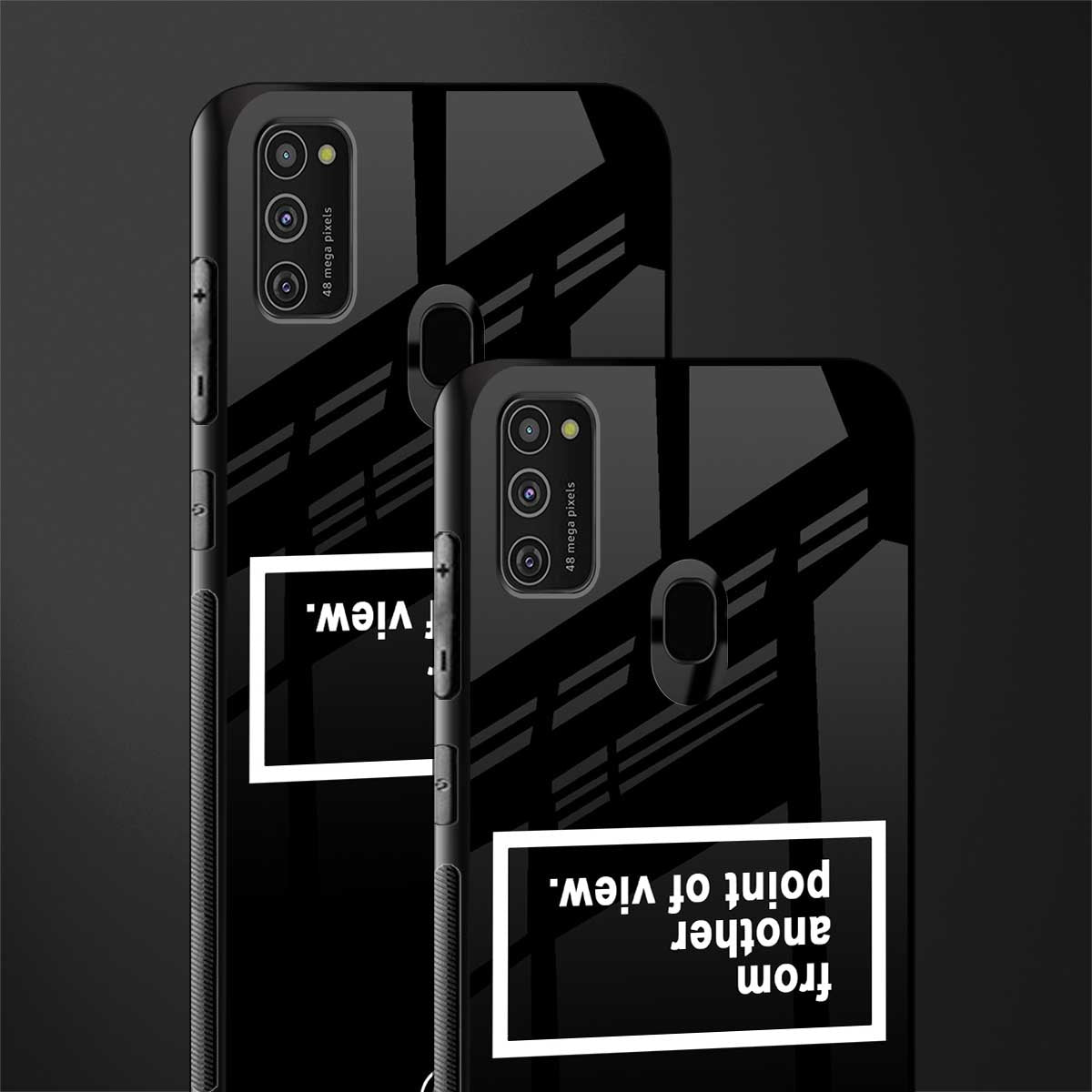 point of view black edition glass case for samsung galaxy m21 image-2
