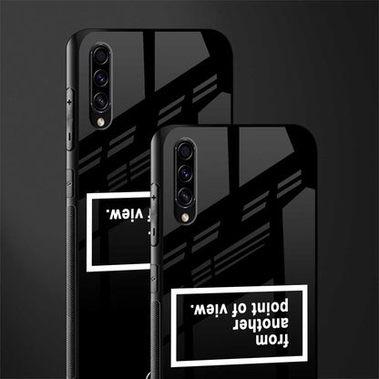 point of view black edition glass case for samsung galaxy a70s image-2