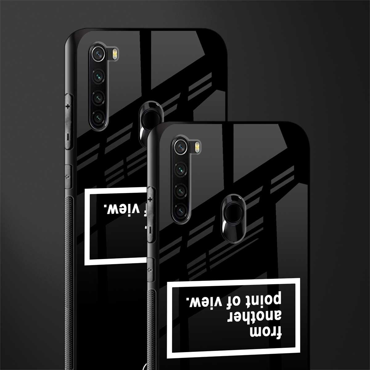point of view black edition glass case for redmi note 8 image-2