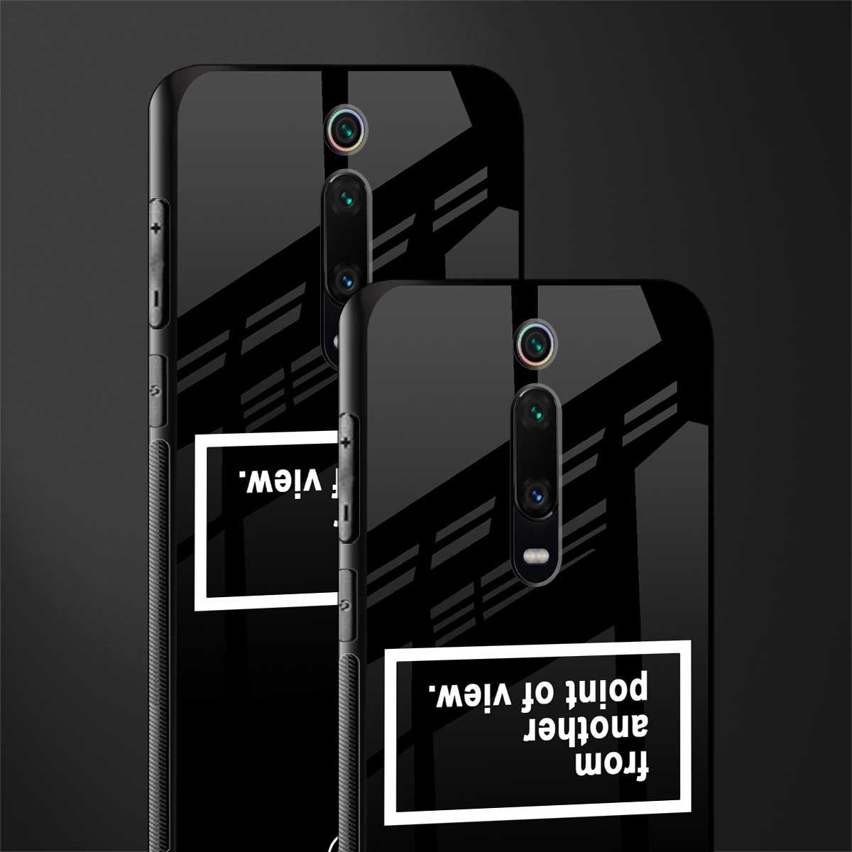point of view black edition glass case for redmi k20 image-2