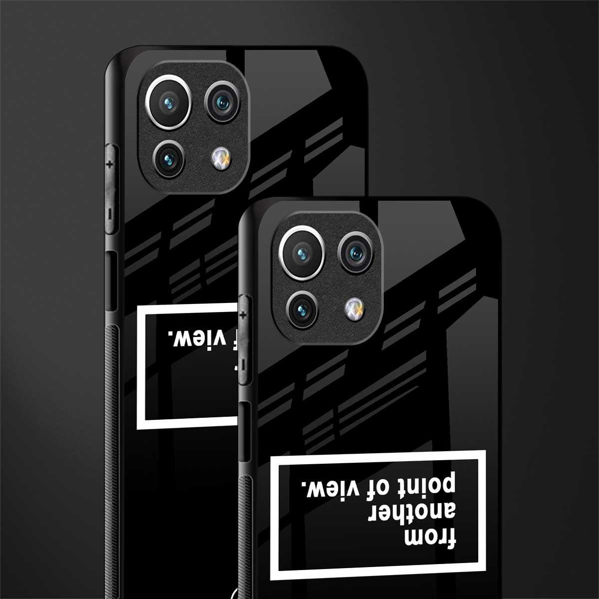 point of view black edition glass case for mi 11 lite image-2