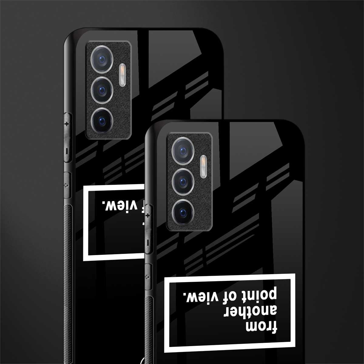 point of view black edition glass case for vivo v23e image-2