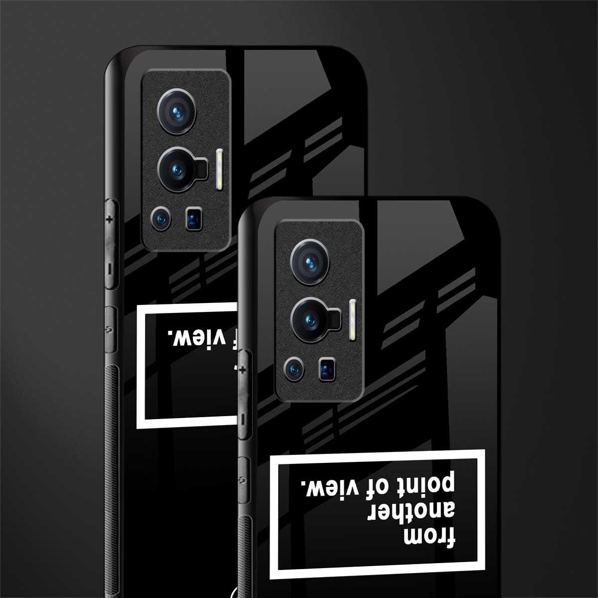 point of view black edition glass case for vivo x70 pro image-2