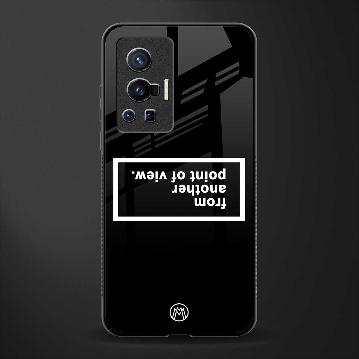 point of view black edition glass case for vivo x70 pro image