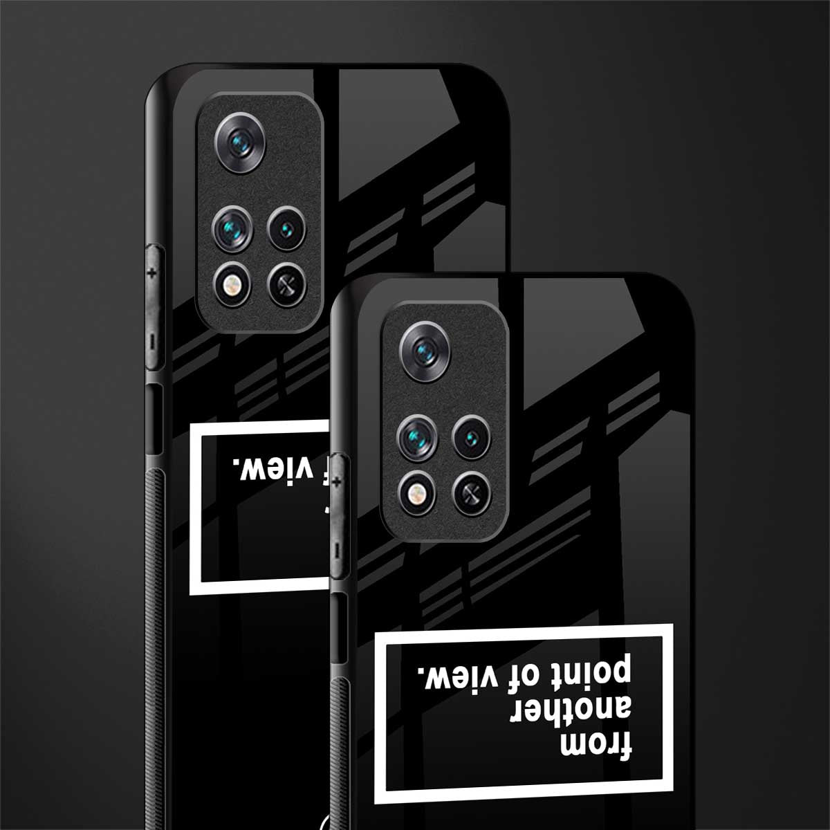 point of view black edition glass case for xiaomi 11i 5g image-2