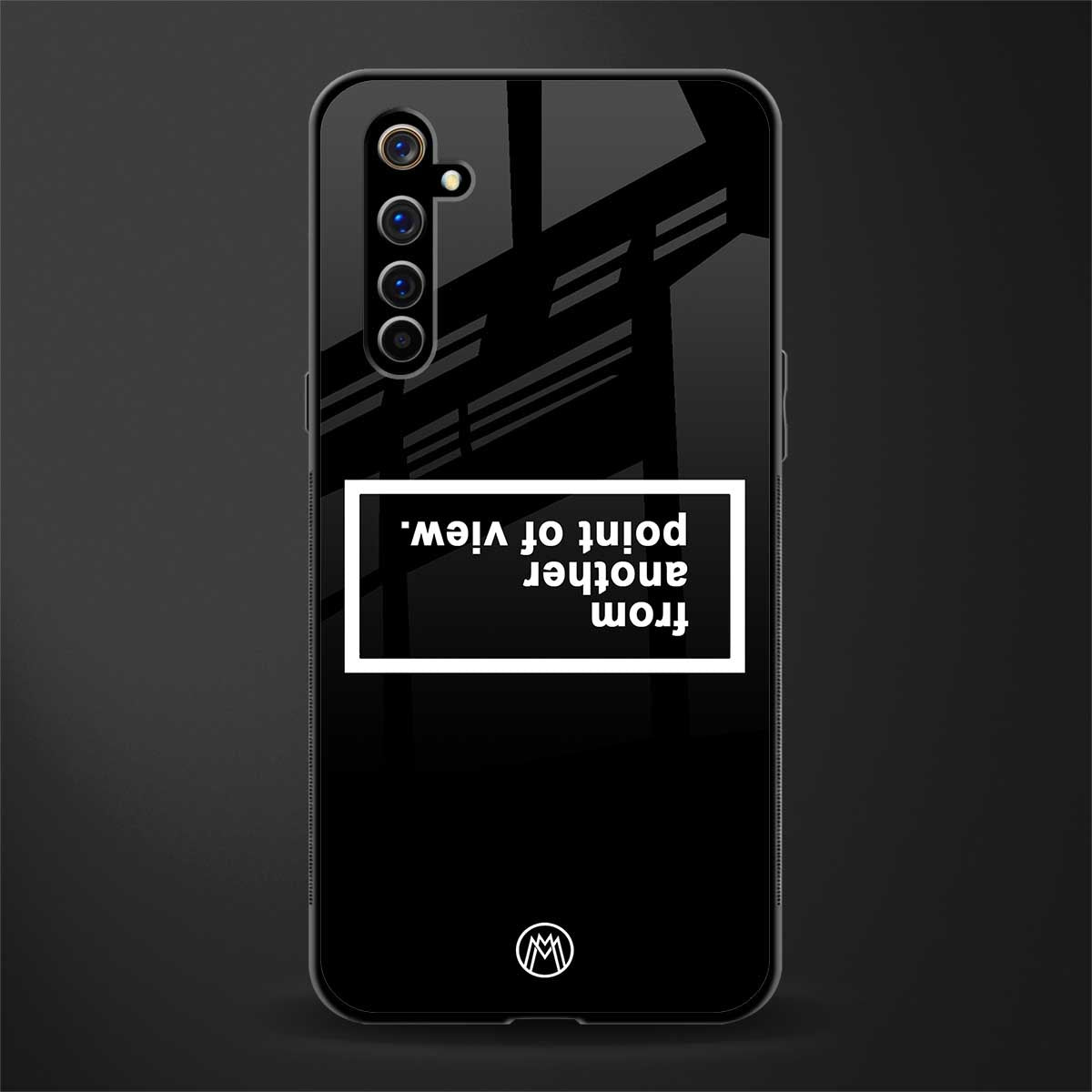 point of view black edition glass case for realme x50 pro image