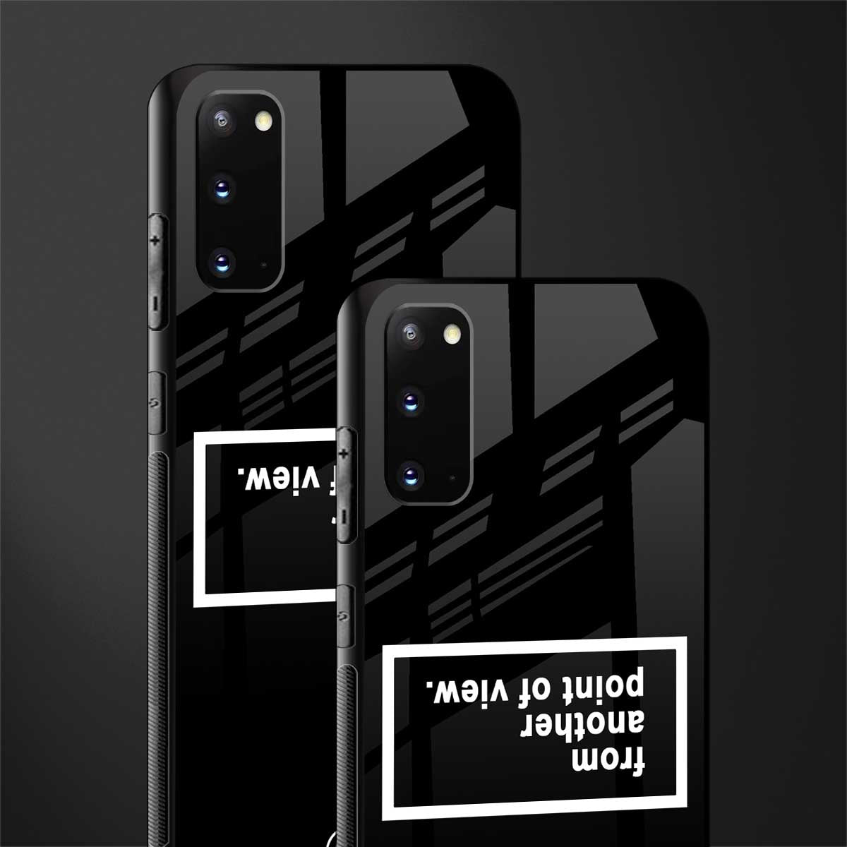 point of view black edition glass case for samsung galaxy s20 image-2
