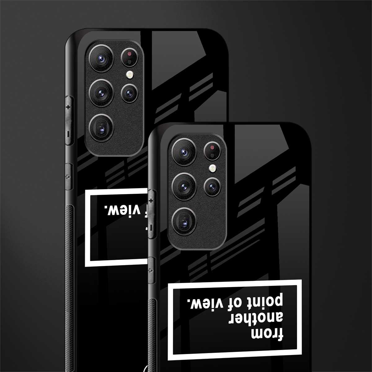 point of view black edition glass case for samsung galaxy s21 ultra image-2