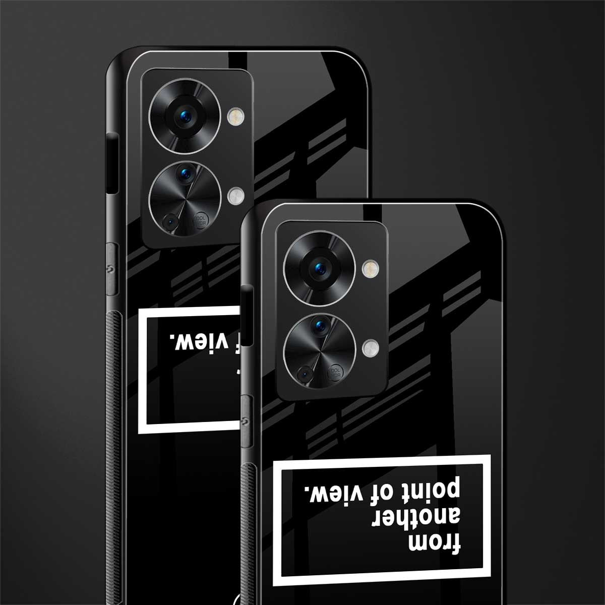 point of view black edition glass case for phone case | glass case for oneplus nord 2t 5g