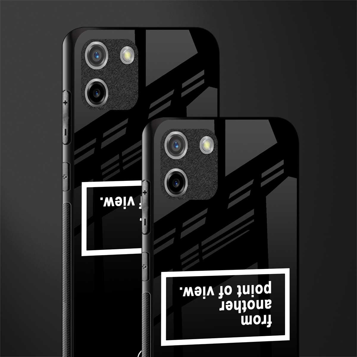 point of view black edition glass case for realme c11 image-2