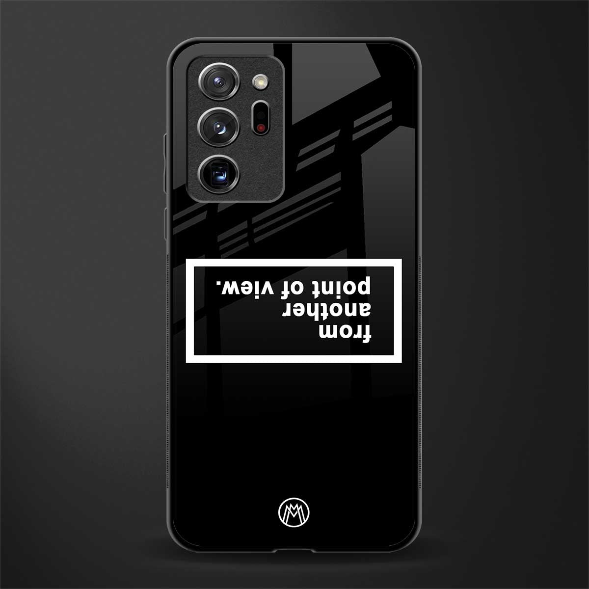point of view black edition glass case for samsung galaxy note 20 ultra 5g image