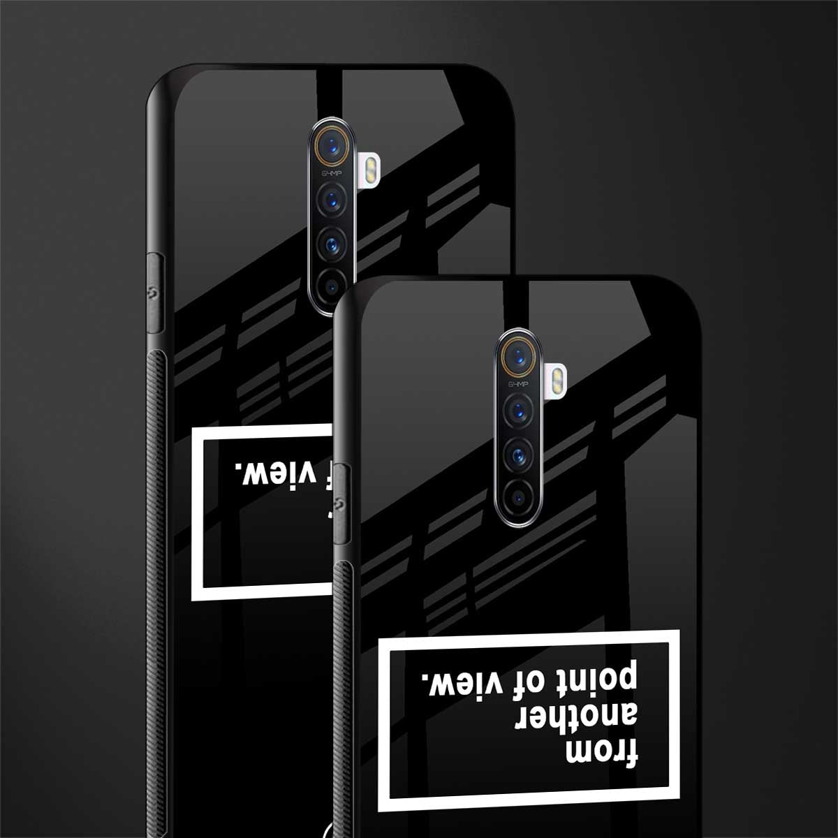 point of view black edition glass case for realme x2 pro image-2
