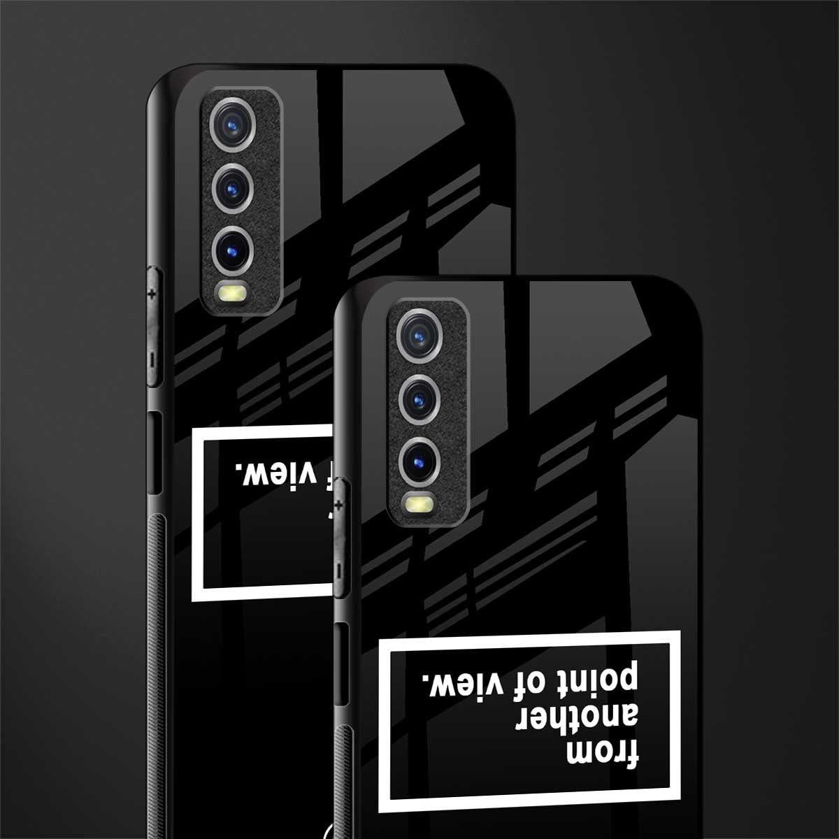 point of view black edition glass case for vivo y20 image-2