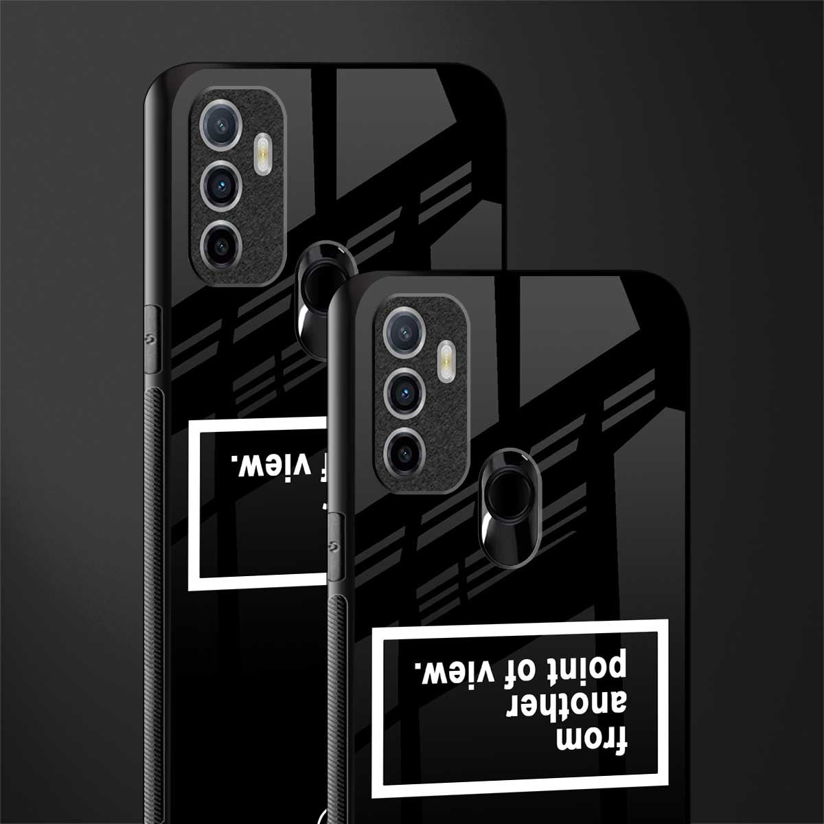 point of view black edition glass case for oppo a53 image-2