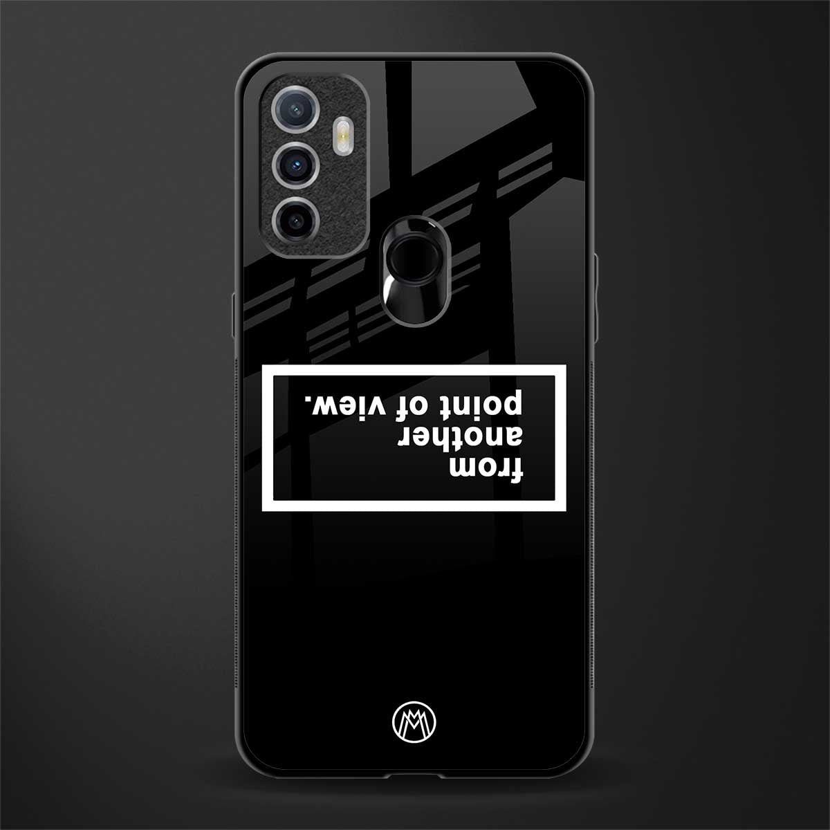 point of view black edition glass case for oppo a53 image