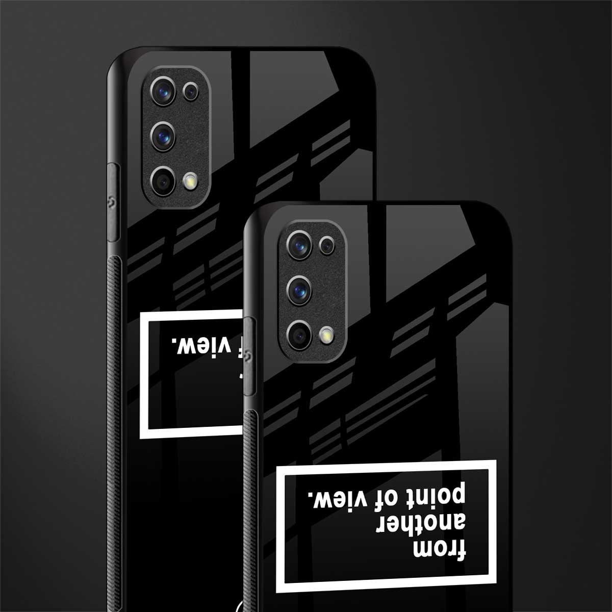 point of view black edition glass case for realme 7 pro image-2