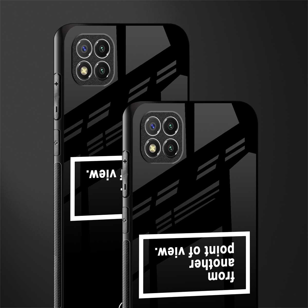 point of view black edition glass case for poco c3 image-2