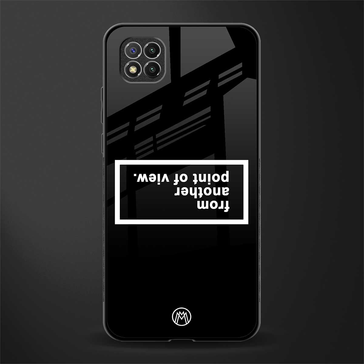 point of view black edition glass case for poco c3 image