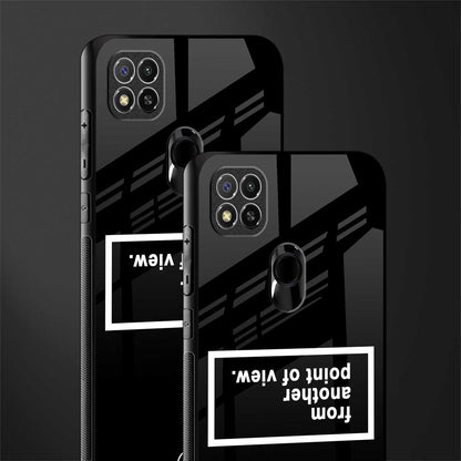 point of view black edition glass case for redmi 9 activ image-2