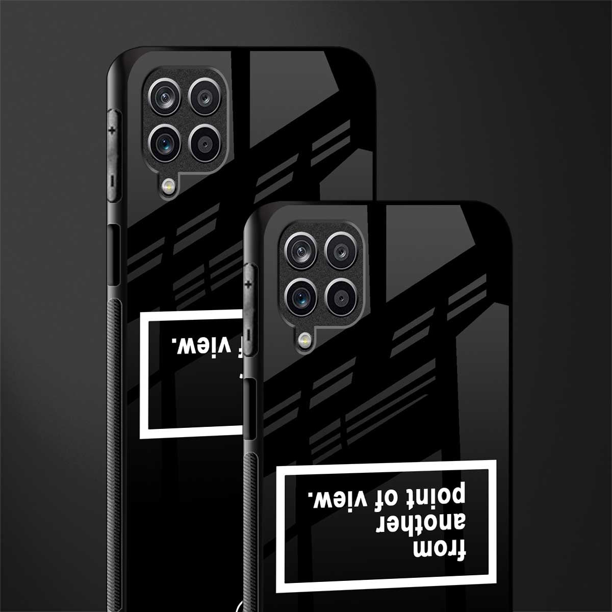 point of view black edition glass case for samsung galaxy m12 image-2