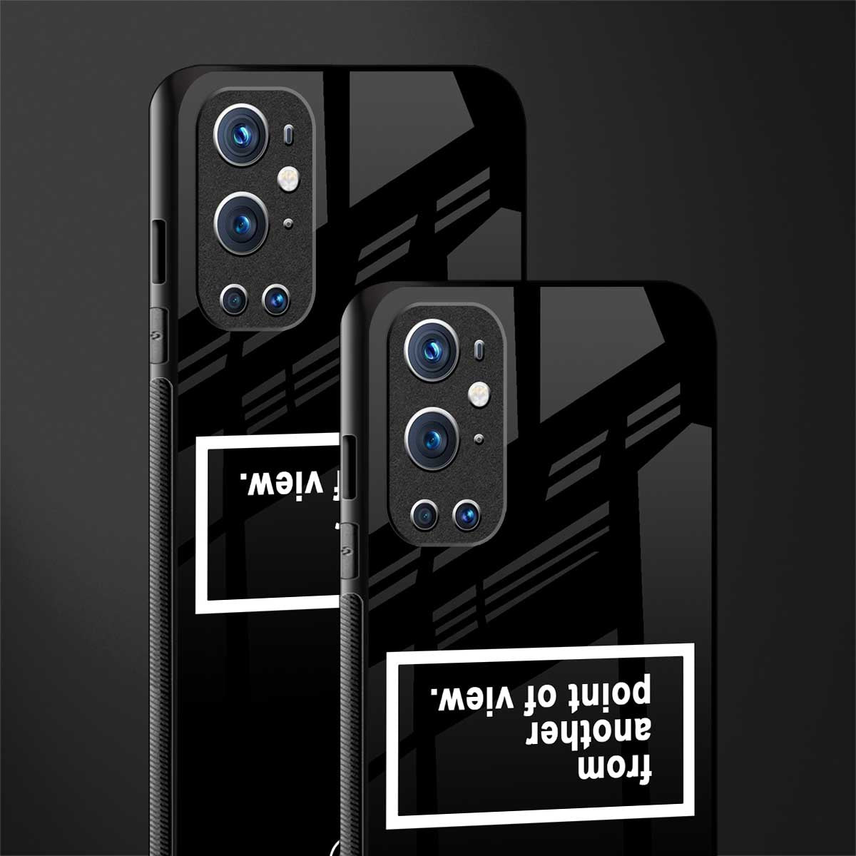point of view black edition glass case for oneplus 9 pro image-2