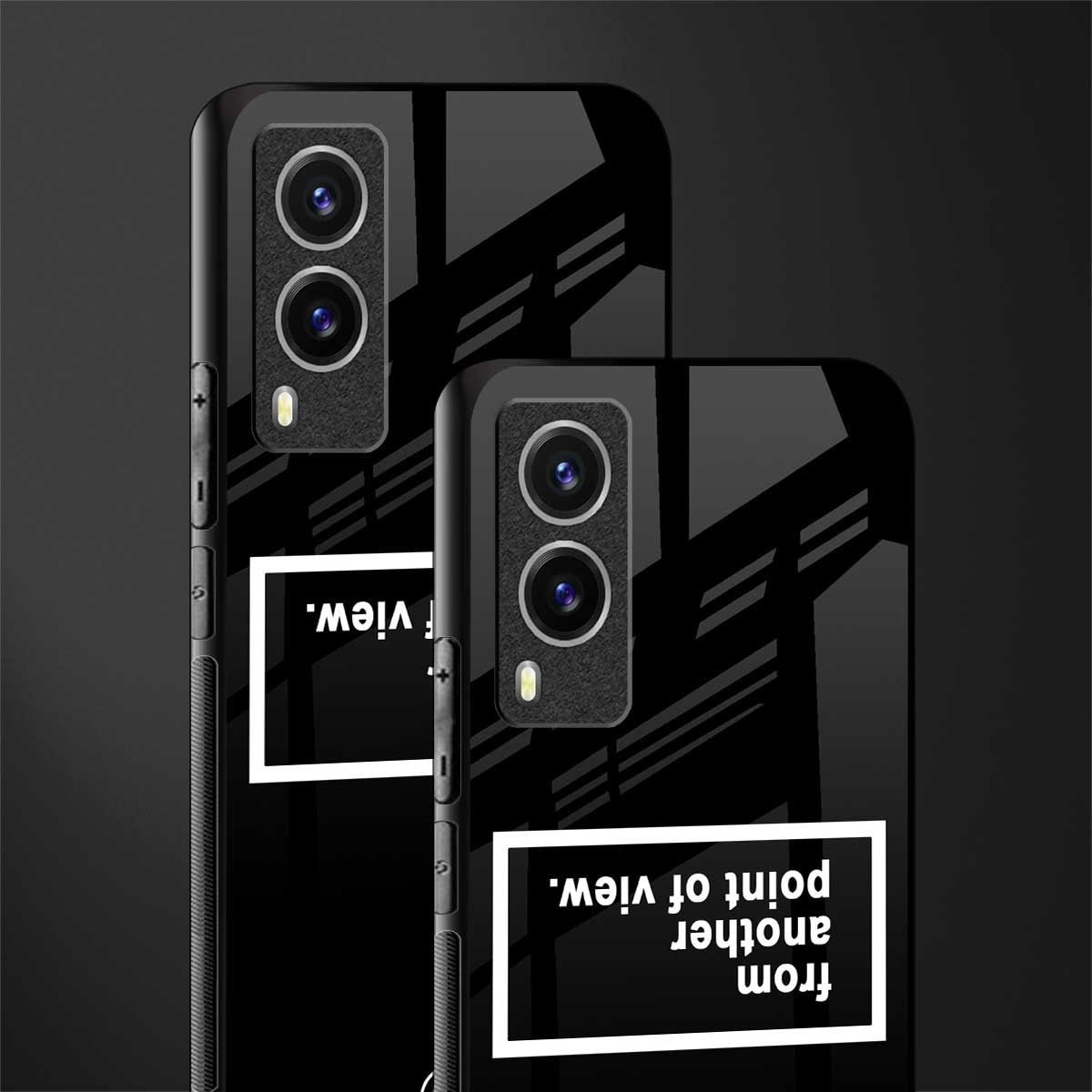 point of view black edition glass case for vivo v21e 5g image-2