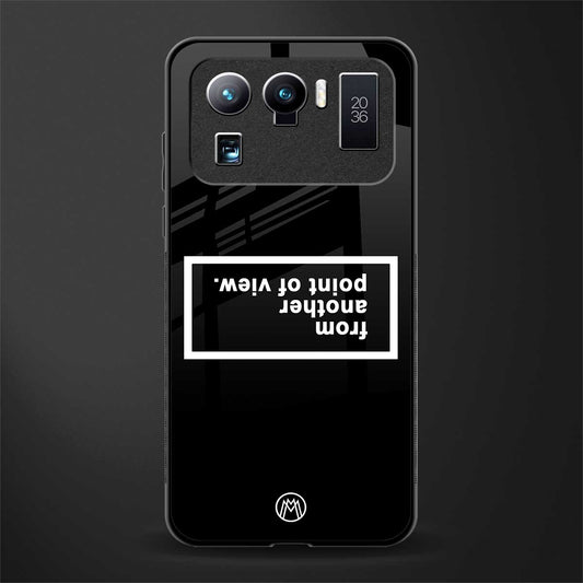 point of view black edition glass case for mi 11 ultra 5g image