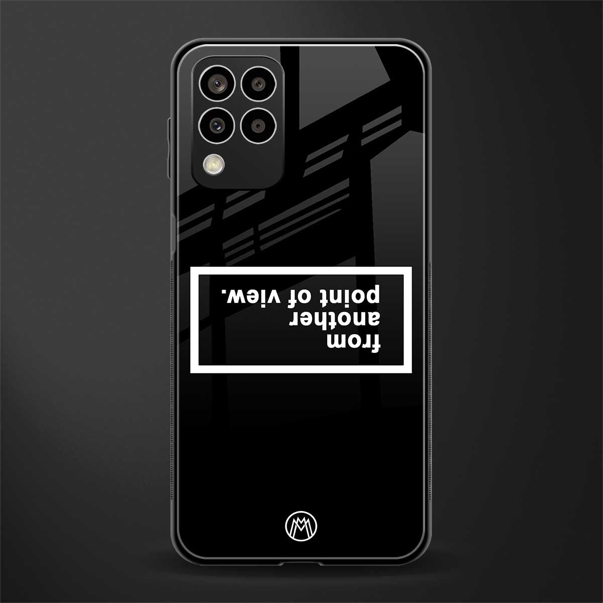 point of view black edition back phone cover | glass case for samsung galaxy m33 5g