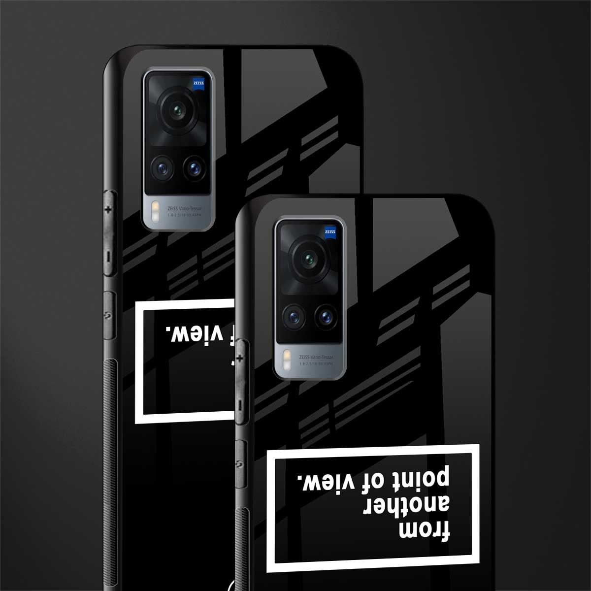 point of view black edition glass case for vivo x60 image-2